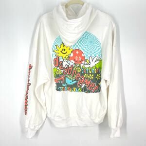 Daydreamer Flyer Oversized Mushroom Hoodie Sweatershirt Size XS